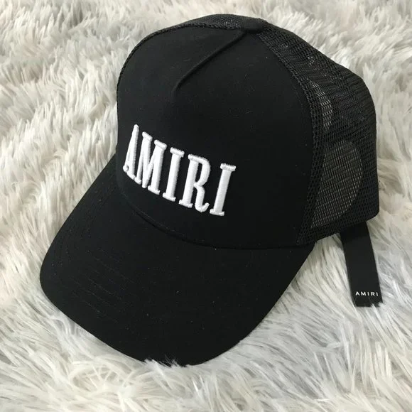 Amiri Core Logo Trucker Hat Designer Mesh Baseball Cap Amiri Core Logo Trucker Hat | Saks Fifth Avenue main image 3